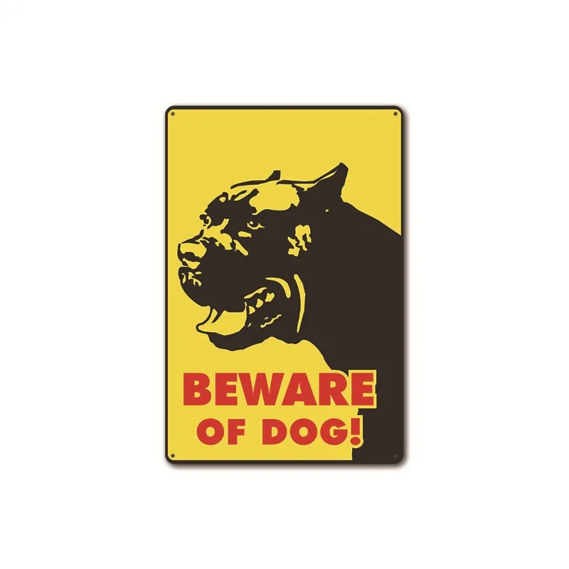 20X30CM Placas Decorativas Metalicas винтажный Остерегайтесь собаки! Tuinposter Buiten labradodle внимание собаки размер: 20*30 см - Цвет: 20X30CM