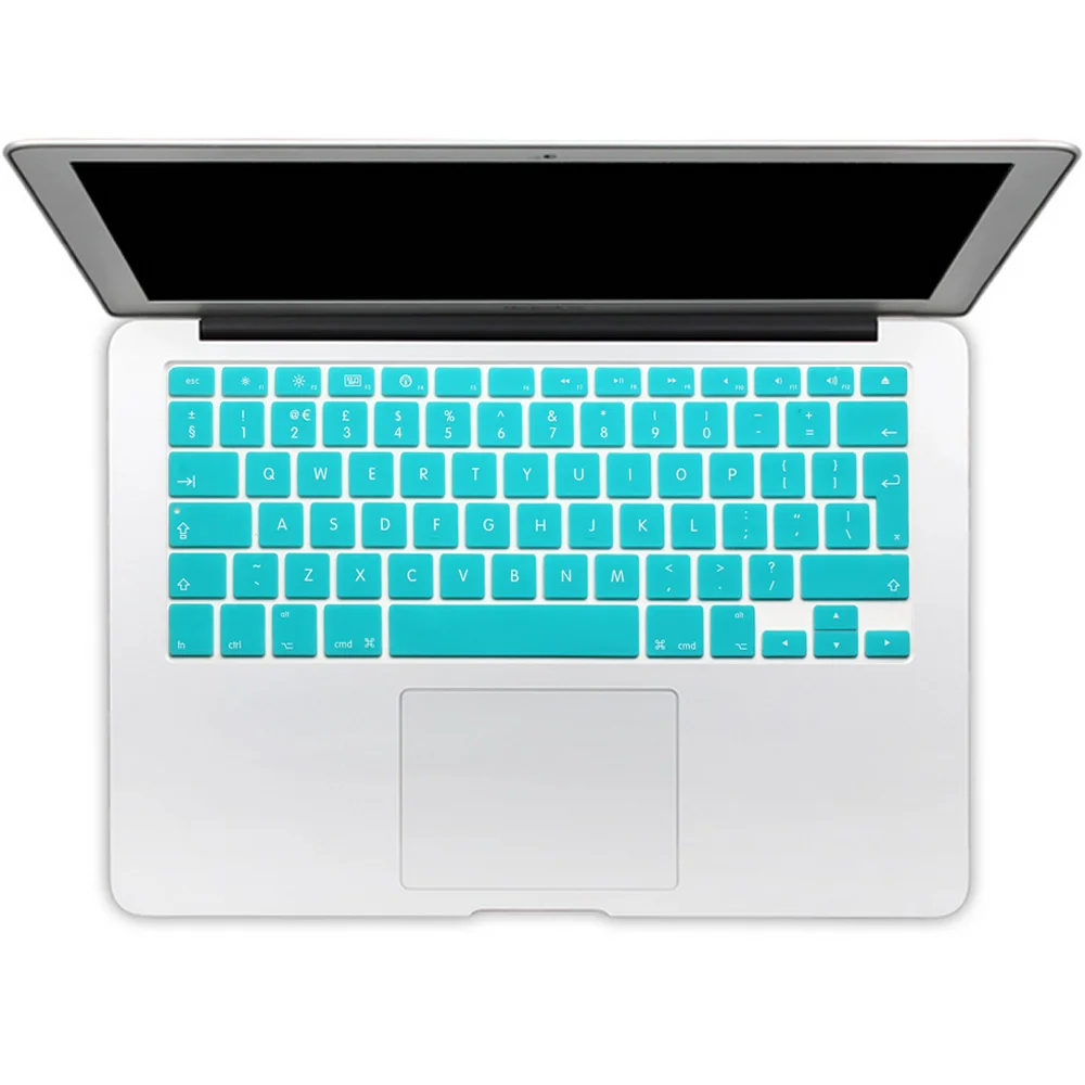 Redlai силиконовый EU/британский английский чехол для клавиатуры для Macbook Pro retina 13 15 1" для mac book Air 13" клавиатура Flim наклейки