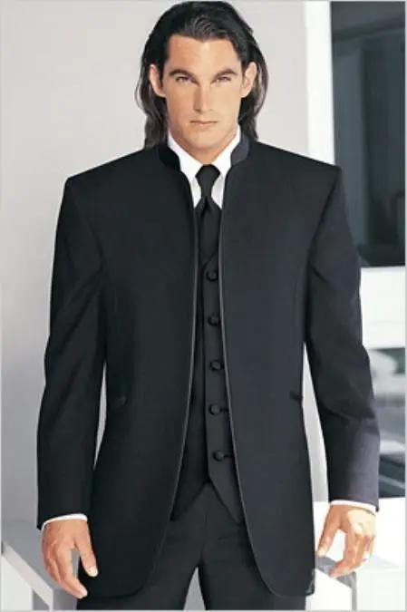 

Новейший дизайн пиджака и брюк, черный мужской костюм, итальянский официальный облегающий пиджак, индивидуальный мужской свадебный смокин...