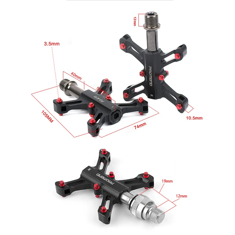 TWTOPSE БЫСТРОРАЗЪЕМНАЯ велосипедная педаль для Brompton складной велосипед 3 герметичные подшипники EZY система ультра-легкие ЧПУ противоскользящие педали части