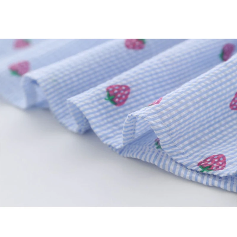 LOVE DD&ampMM Girls Dresses Summer New Children's Clothing Cute Girl Strawberry Casual Vest Dress Sweet Princess Clothes | Детская