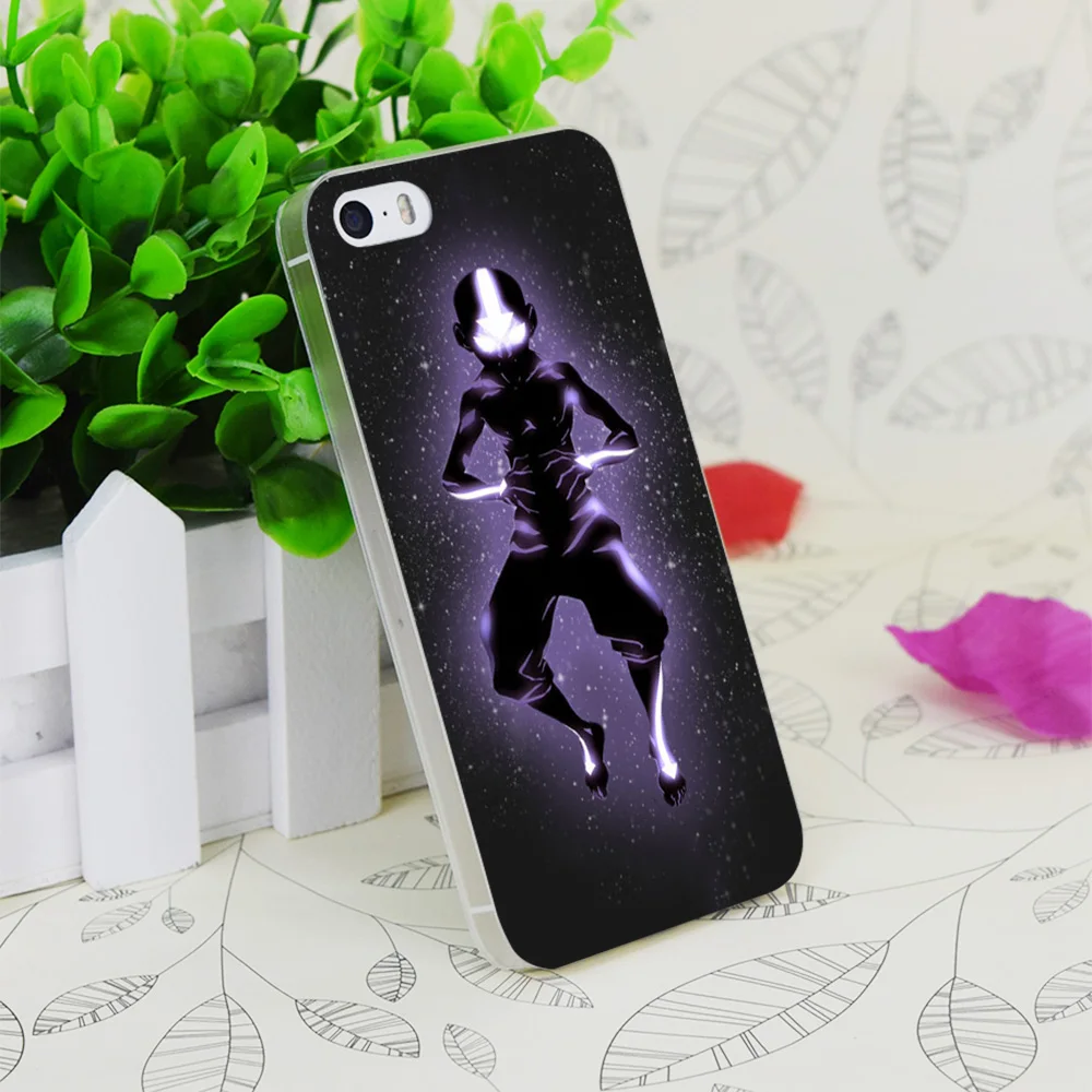C2703 Avatar Aang Прозрачный Жесткий Тонкий чехол для Apple IPhone 4 4S 4G 5 5G 5S SE 5C 6 6S Plus |