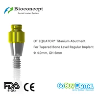 ot equator titanium abutment for osstem tsiii hiossen etiii regular implant d4 0mm gh 6mm 338260 1