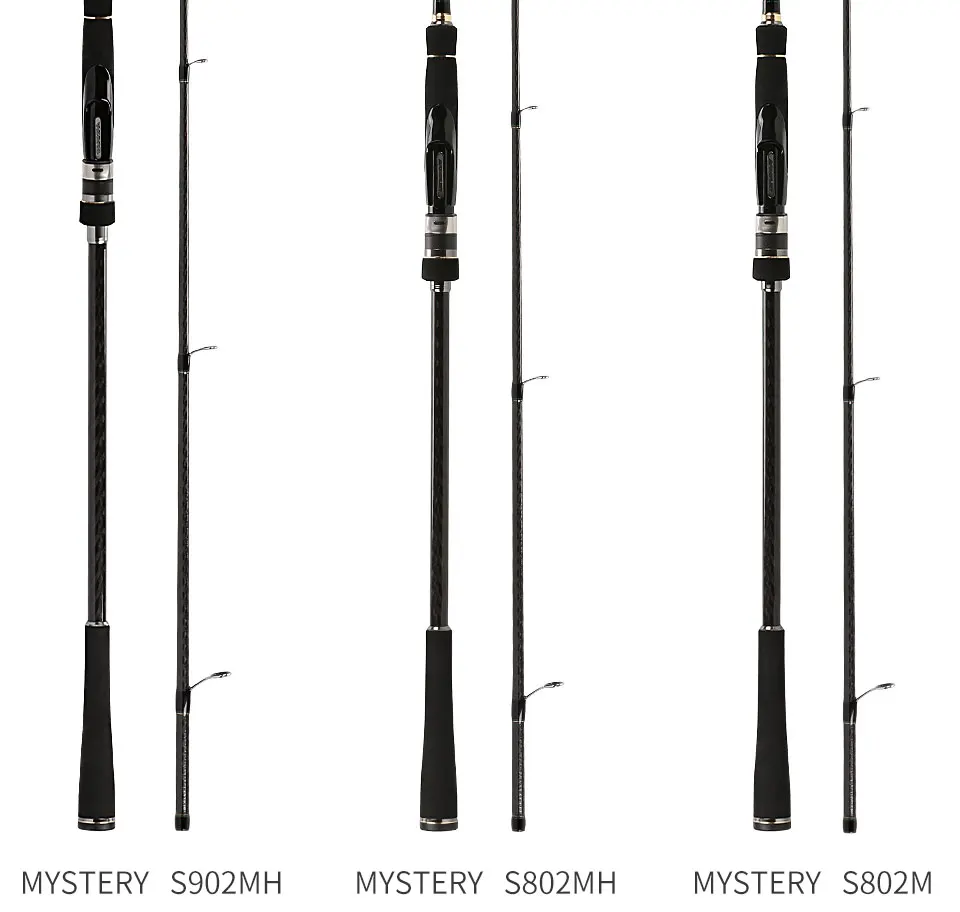 TSURINOYA MYSTERY 2,4 м/2,7 м/MH Мощность Спиннинг Удочка FUJI аксессуары стержень из углеродистой стали Vara De Pesca Fibra De Carbono
