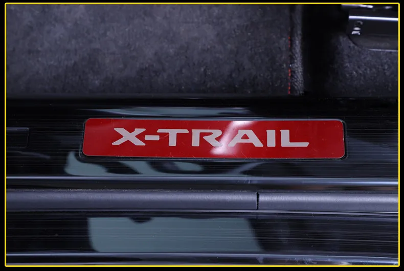 Для Nissan X-trail X trail T32- Добро пожаловать педаль refires порога полосы части порога Царапины защита автомобиля аксессуары