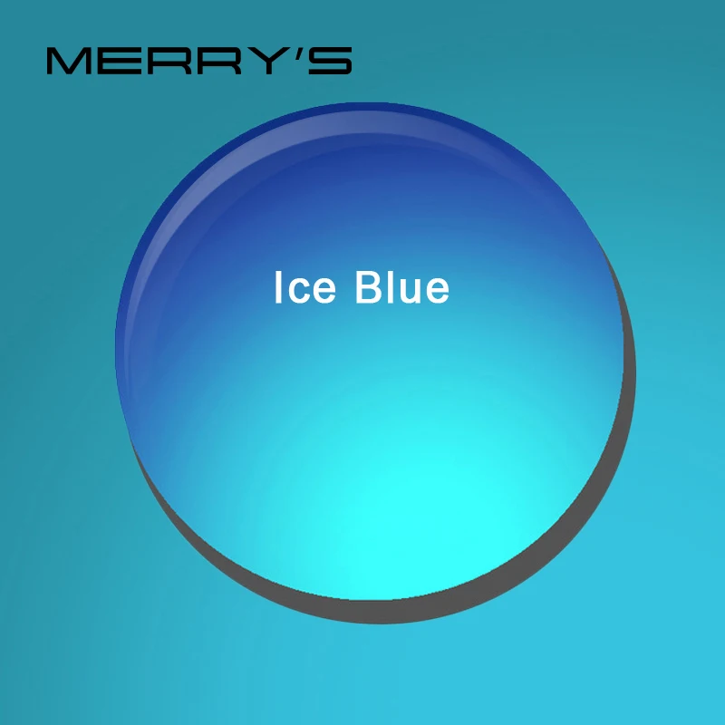 Ice blue MERRYS поляризованные серии 1,56 1,61 1,67 по рецепту CR-39 смолы Асферические стекла линз Близорукость очки покрытие линз UV400 - Цвет линз: Ice blue
