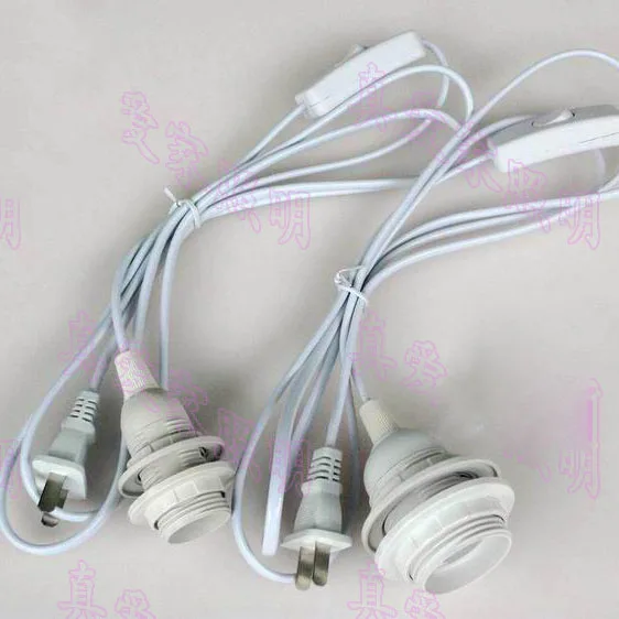 E27 E14 LED Свет Основание лампы гнездо держатель к AC розетки адаптер вкл/выкл шнур