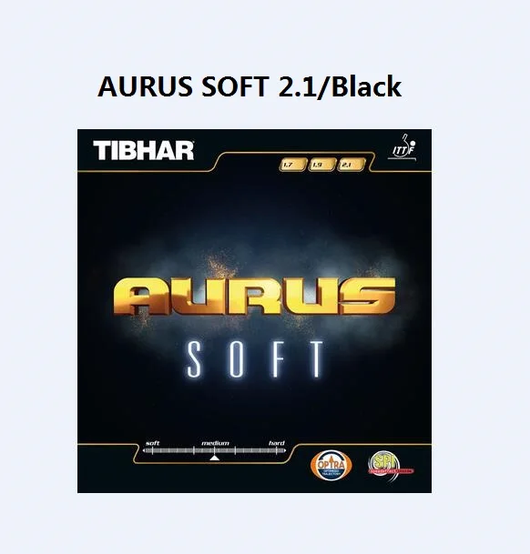 Aurus SOFT BLACK Tibhar Aurus мягкий звук прыщи в настольный теннис резиновые ракетки ракетка Спортивная Быстрая атака петли Сделано в Германии - Цвет: Aurus SOFT BLACK