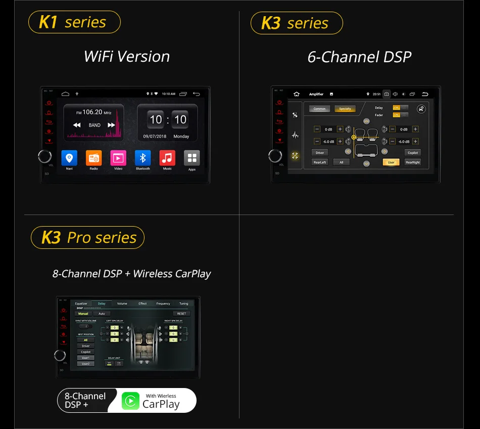 Ownice K1 Android 8,1 gps навигации 2G Оперативная память DVD 2 Din автомагнитолы BT USB универсальный для Nissan Toyota VW peugeot плеер Поддержка 4G