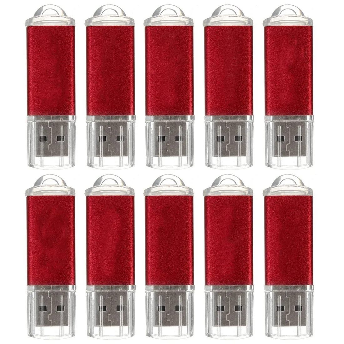 Шт. 10 шт. USB флешка 128 МБ брелок флеш накопитель u диск для Win 8 подарок красный|flash