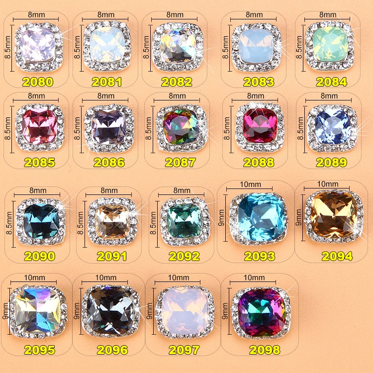 

100pcs/pack New High Quality AB Rhinestone Alloy Nail Art Decorations Glitter Charm 3D Nail Jewelry DIY Manicure Supplies