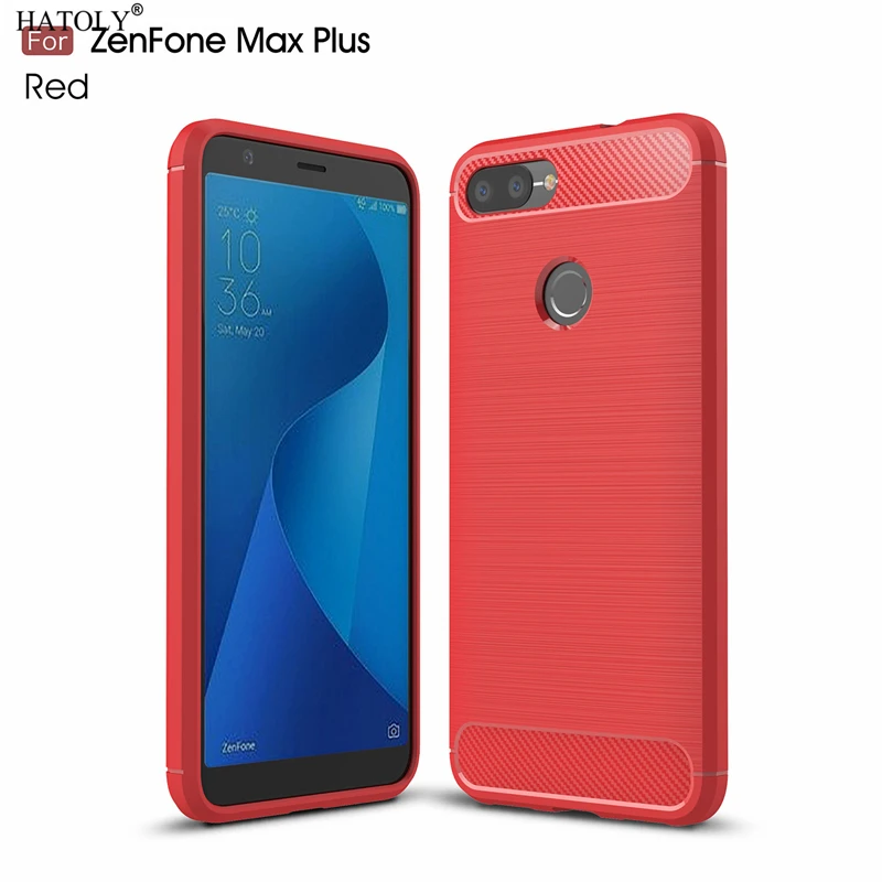 HATOLY чехол для Asus Zenfone Max Plus ZB570TL M1 X018DC Мягкий ТПУ Матовый прочный силиконовый