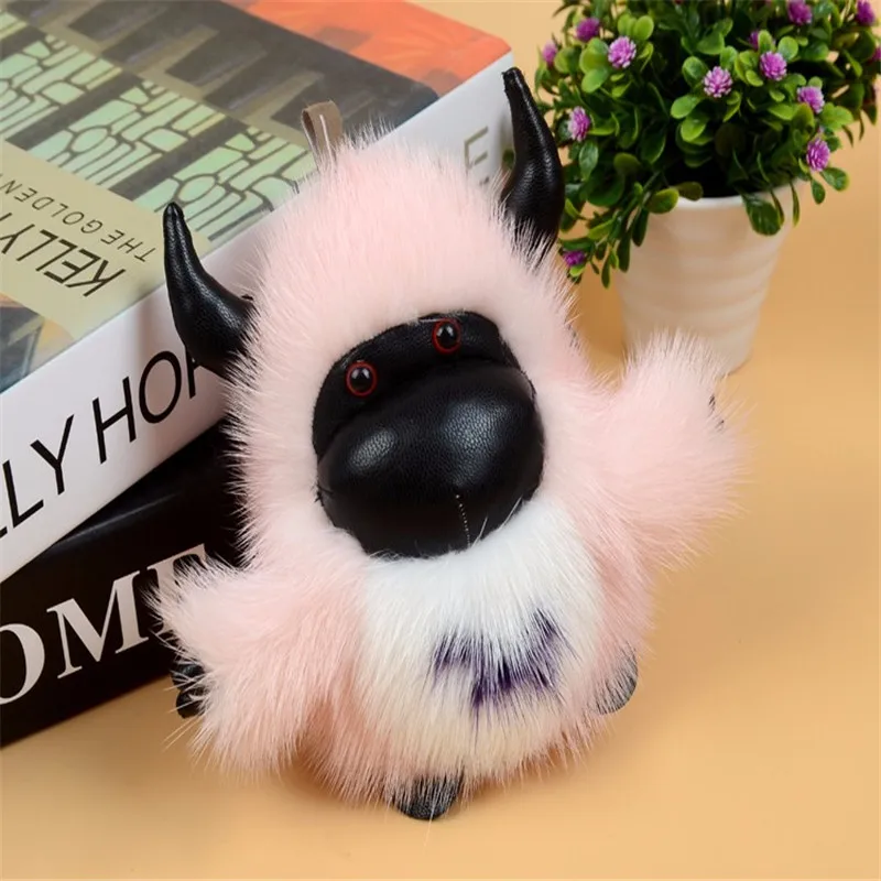 Новинка 2017 100% натуральная норковая молния для крупного рогатого скота сумка