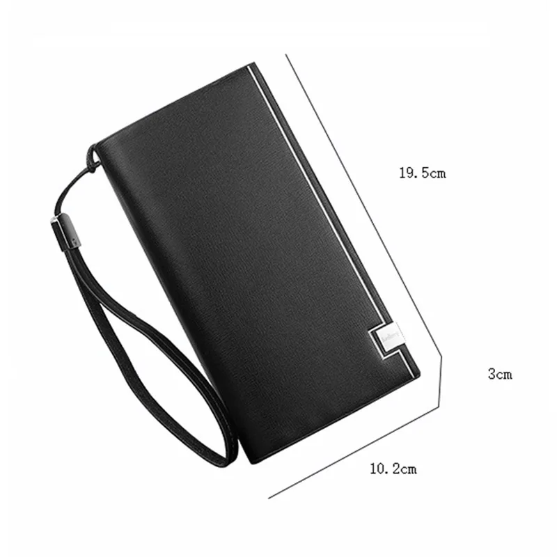 Деловой кошелек Baellerry для мужчин брендовый многофункциональный бумажник на