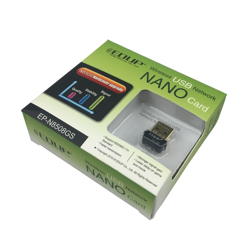 Высокое качество USB2.0 WiFi адаптер Dongle Nano сетевая карта для Raspberry Pi 3 ПК