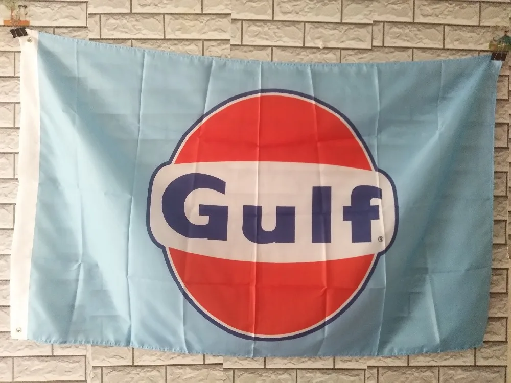 3ft x 5ft 3 x5ft KAFNIK Gulf Racing клетчатый флаг печати полиэстер баннер Размеры 150*90 см -