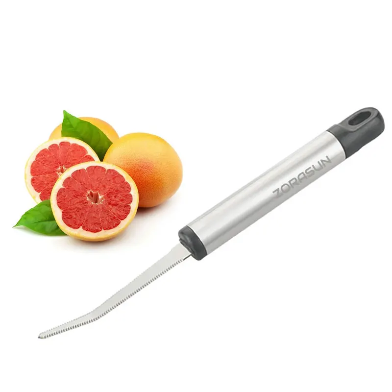 ZORASUN нож грейпфрут ложка для грейпфрута из нержавеющей стали|stainless steel grapefruit