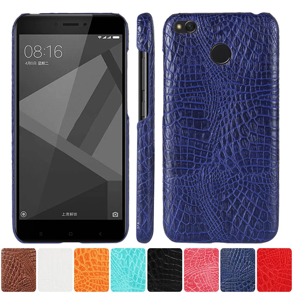 Полузавернутый чехол для Xiaomi Redmi 4X 4 X бампер телефона X4 Red mi жесткий пластиковый