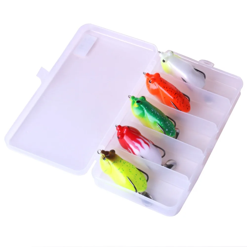 HENGJIA 5 шт. CrankBait 6 см 13 г твердая лягушка рыболовные приманки Isca искусственное