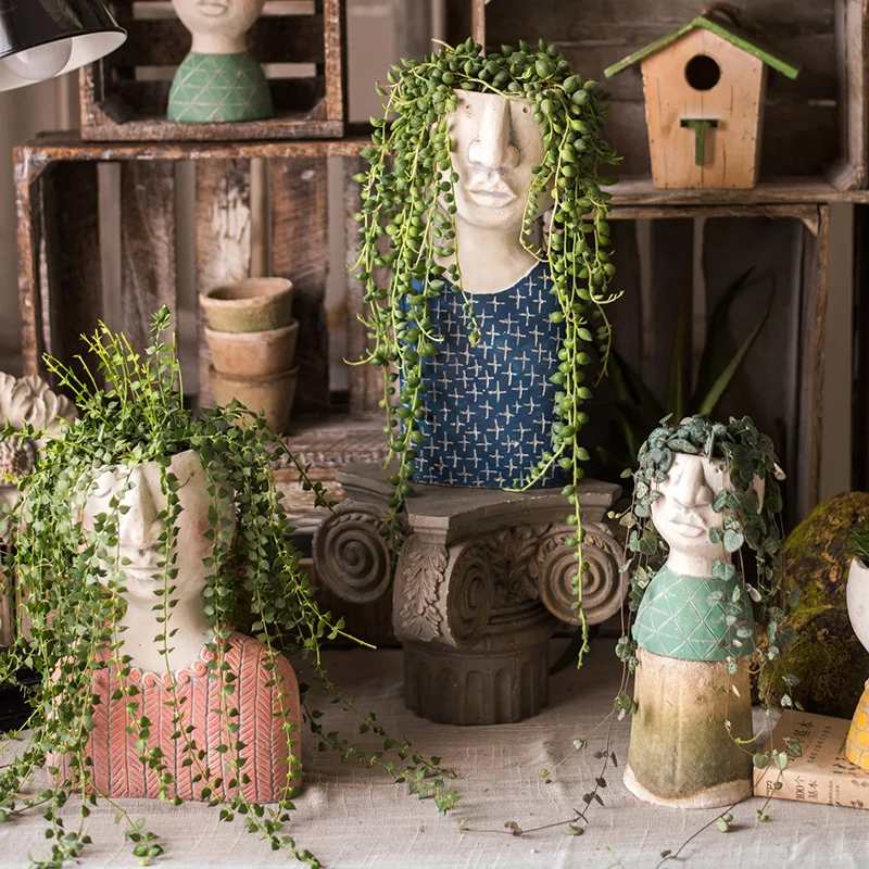 Поэтом сад поэтом дом художественного портрета скульптура цветочный горшок