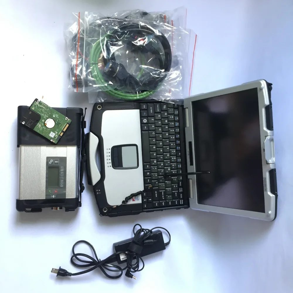 Лучший MB STAR C5 SD Connect с диагностическим программным обеспечением 2020 09 HDD/SSD и CF30