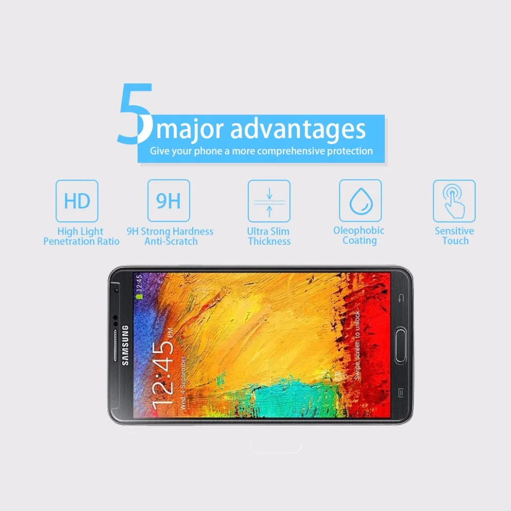Премиум 2.5D защитное закаленное стекло для samsung Galaxy Note 3 Neo/Lite SM-N7505 Note 3 N9000 N9005 Защитная пленка для экрана