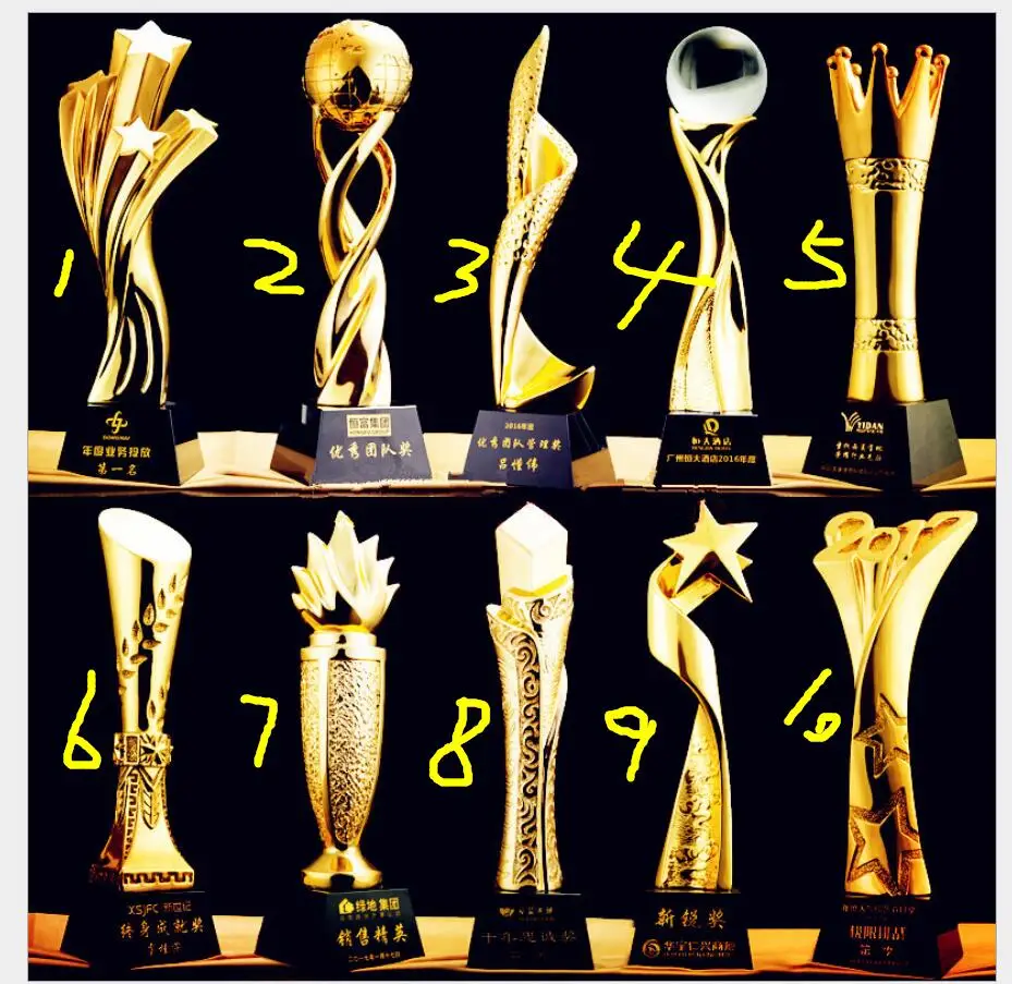 

Crystal resin trophy customized medal decoration manufacturers new star metal trophy competition awards handicraft crafts statue
