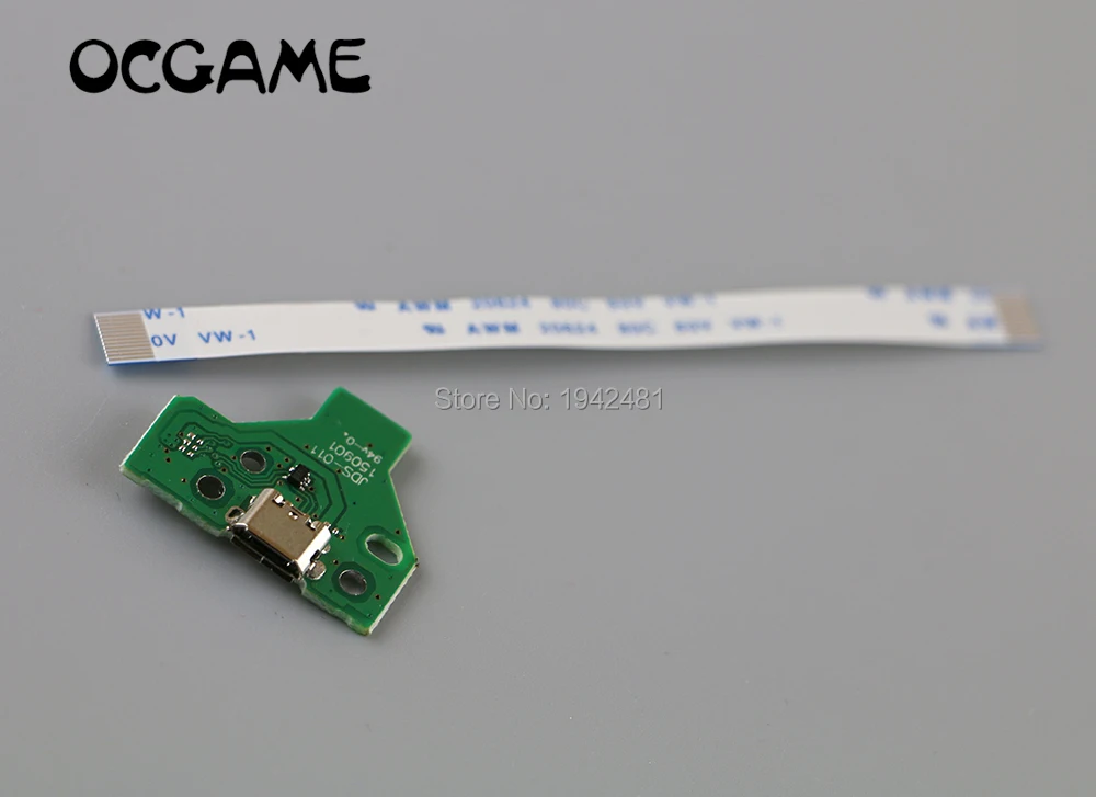 OCGAME с 12pin кабелем USB зарядным портом разъем плата для PS4 контроллера JDS-011 зарядное
