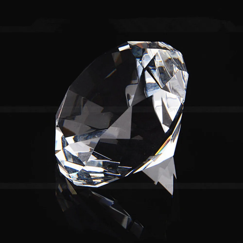 Украшения для дома прозрачные украшения из стекла 40 мм|diamond cutting|diamond cut glassdiamond clear |