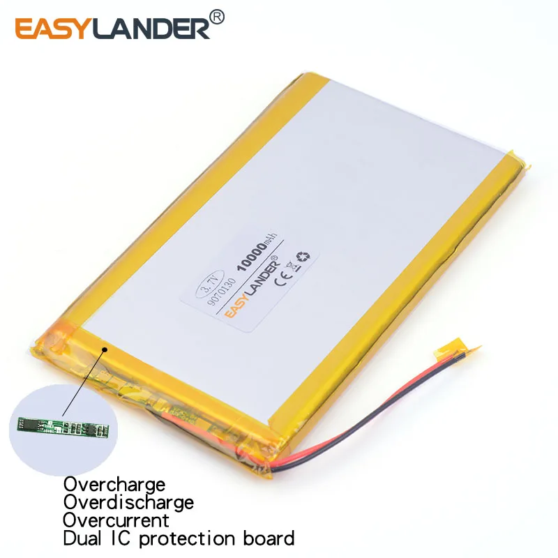 9070130 8870130 3 7 V 10000mAh перезаряжаемая батарея для пауэрбанка DIY Аккумулятор брендовый