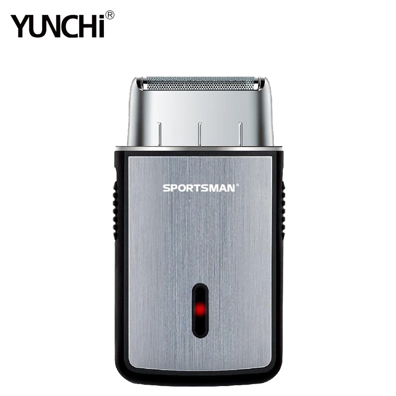 

Portable Elecctric Shaver with Temple Trimmer USB Charging Reciprocating Shaving Head Aluminum Alloy Body Waterproof