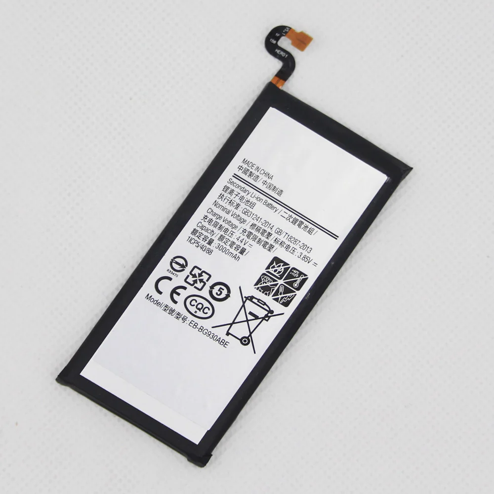 20 шт./лот 3000 мА/ч, EB-BG930ABE Батарея для samsung GALAXY S7 G9300 SM-G9300 G930F G930 Батарея Замена