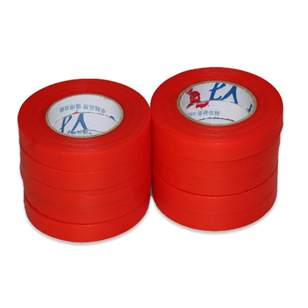10PCS Tapes Red Садовый завод Tapetool машина для ручного завязывания разветвительная машина для фруктов, овощей, лозы, томатов, сельского хозяйства, набор лент - Цвет: 10PCS Tapes Red