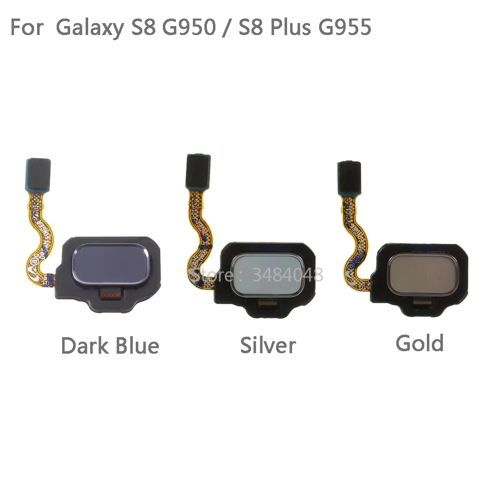 5 шт./лот для Galaxy S8 G950 G950U / S8 Plus G955 G955U Кнопка Home гибкий кабель со сканером отпечатков пальцев