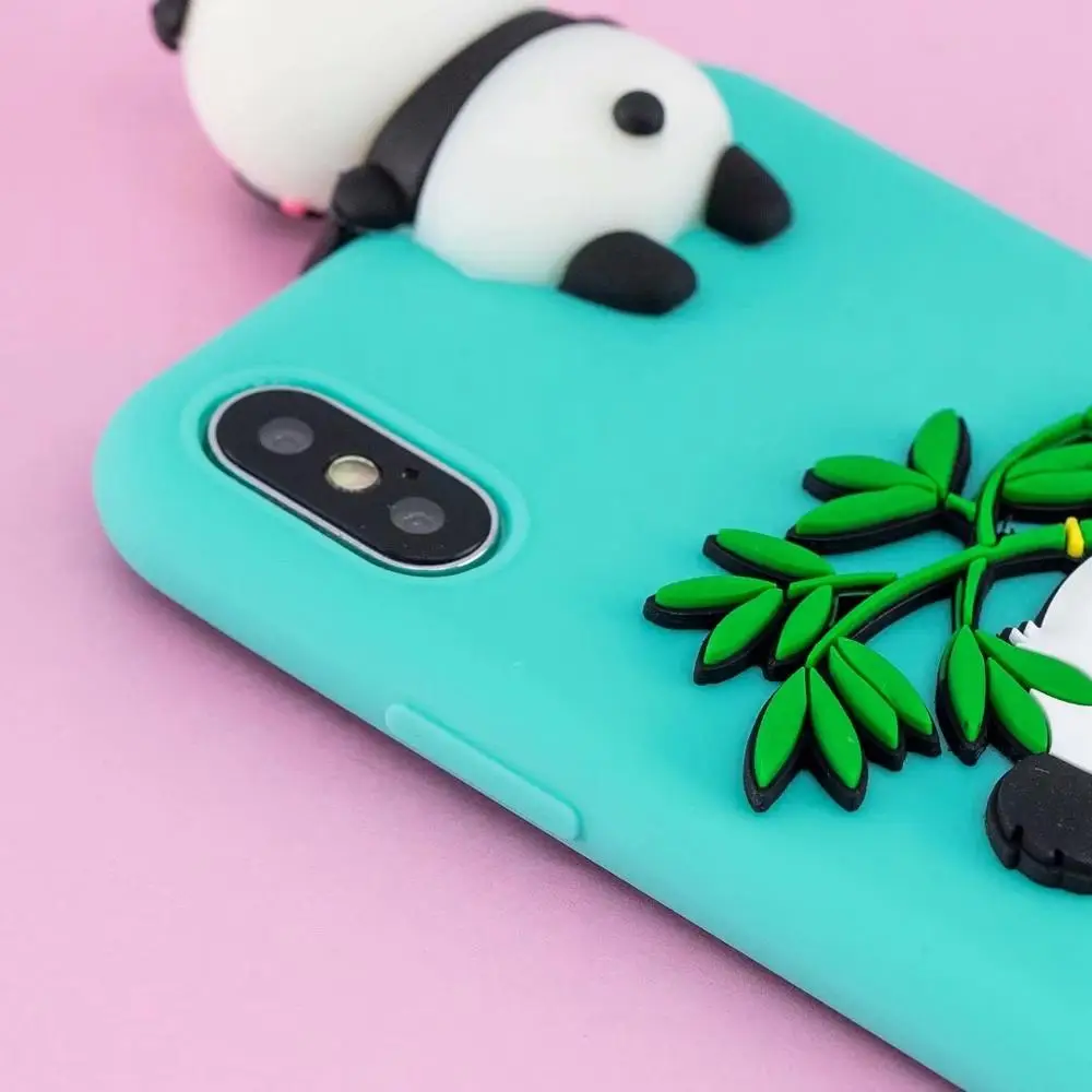 Для Xiaomi 8 5X 6X F1 S2 3D с принтом панда силиконовый чехол мультипликацией на Redmi 5A 4X5 5Plus