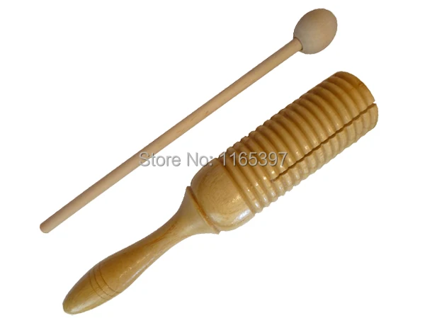 Бесплатная доставка недорогой скребок из натурального дерева для детей 1 шт.|guiro