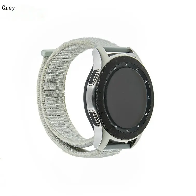 Odog 20 мм 22 мм нейлоновый ремешок для часов для samsung gear S3 для samsung Galaxy Watch 46 мм для Amazfit Pace S2 классический универсальный