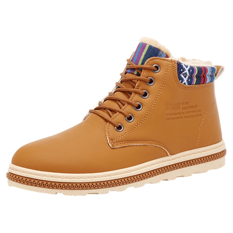 Горячая новинка 2018 зимние ботинки мужские теплые Martin походная обувь тренд плюс