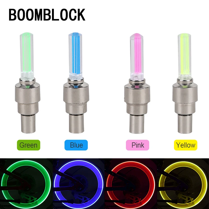 Колпачки клапанов автомобильных шин BOOMBLOCK 4 шт./компл. классные цвета колпачки для