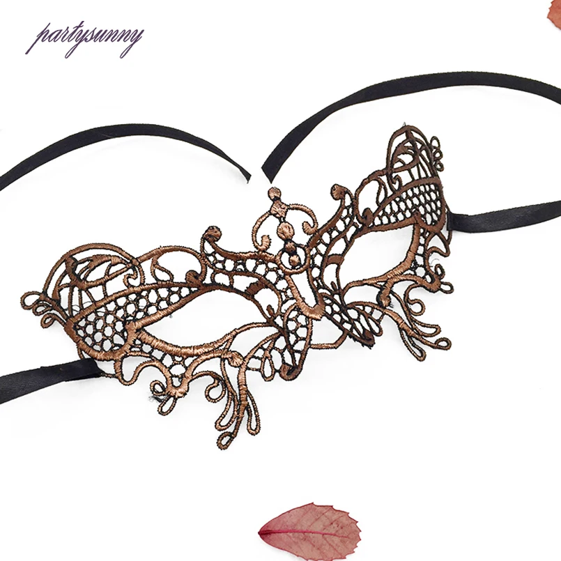 PF многоцветный кружева маска пикантные лицо мяч маски Хэллоуин маскарадные