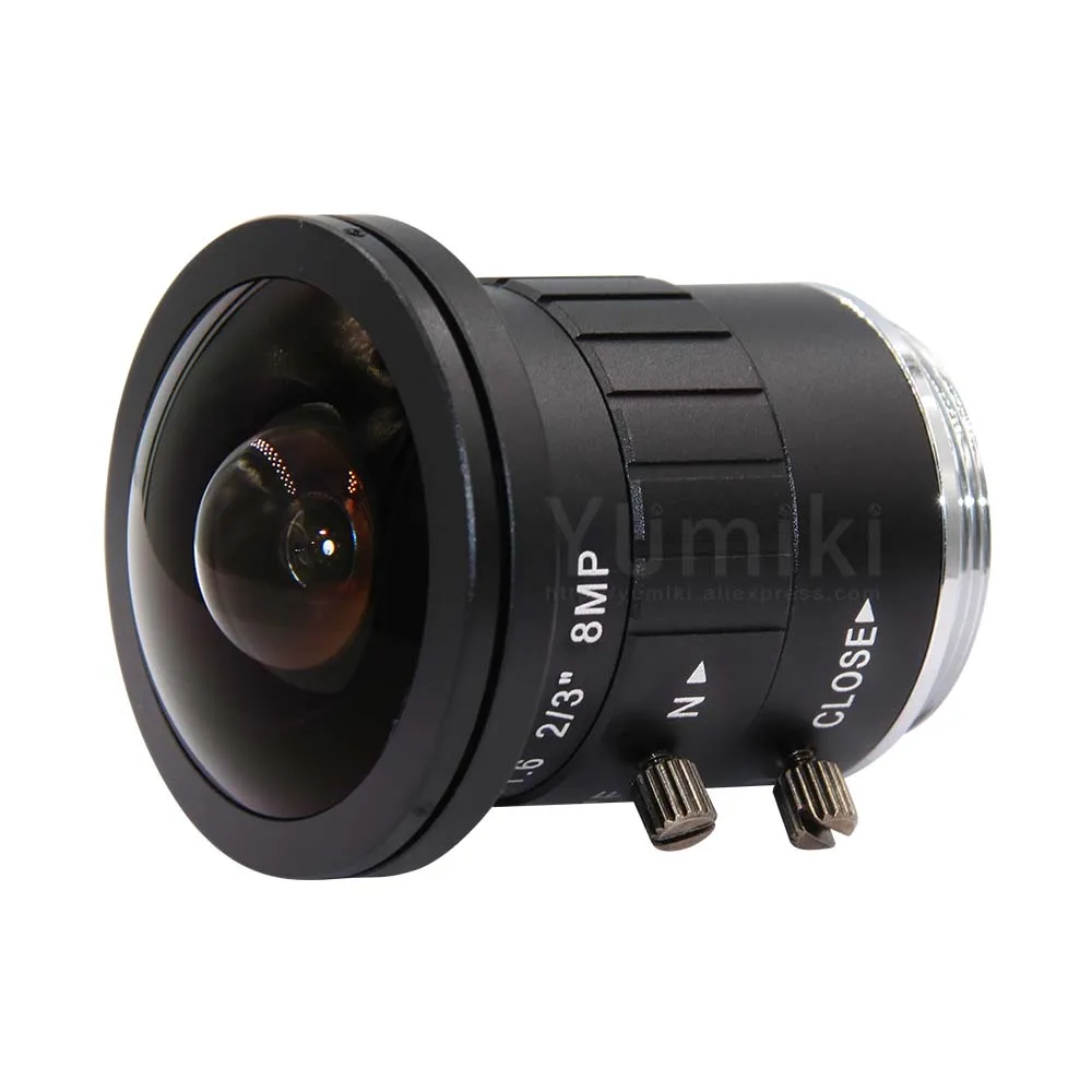 Yumiki 2,5 мм 4K 8MP 2/" F1.6 инфракрасный широкоугольный угол обзора CS крепление монофокусное cctv объектив Авто диафрагма 8 мегапикселей для CCTV 4K камера