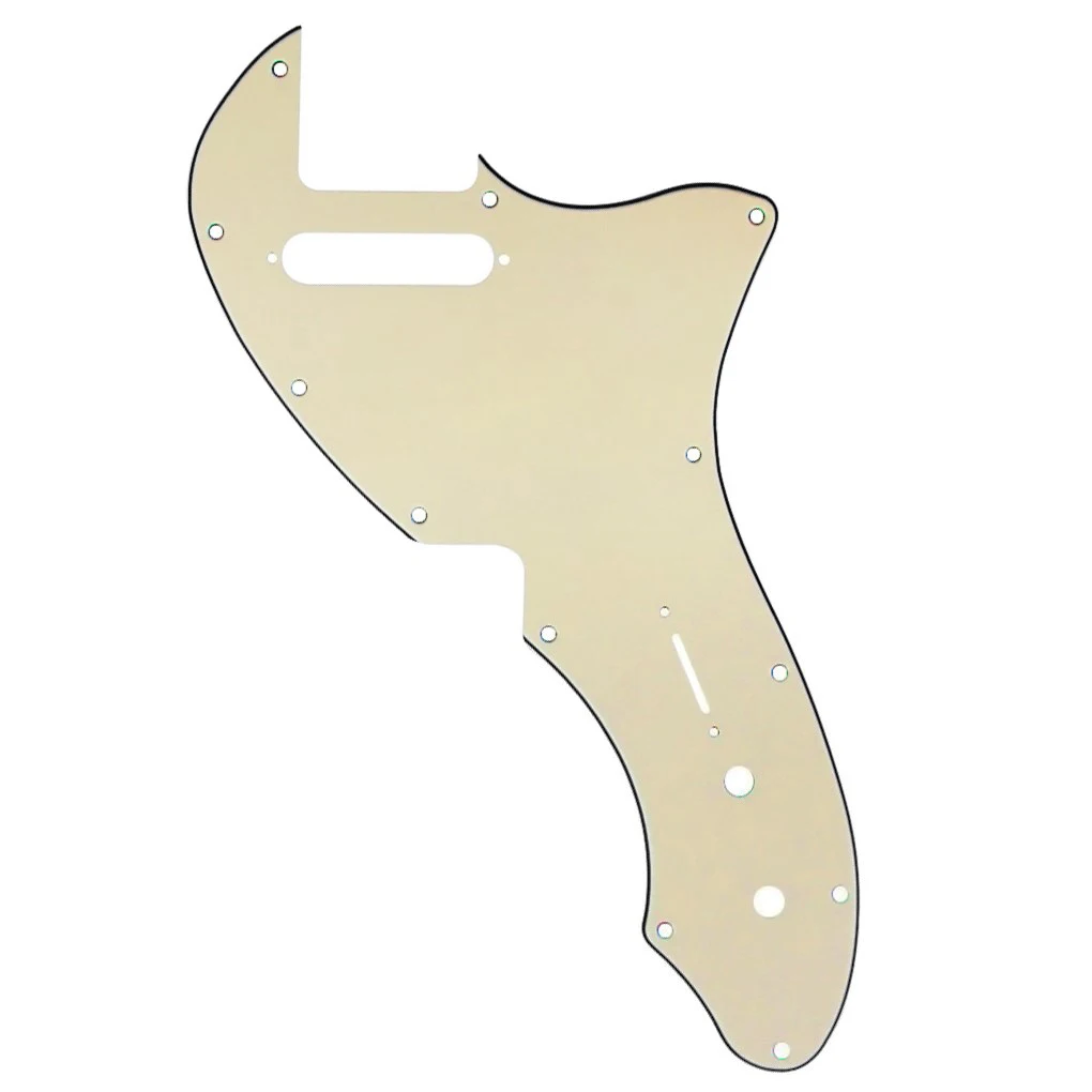 5 шт. смешанные цвета Tele гитара Защита от царапин пластина 3Ply для Thinline 69 Reissue Стиль