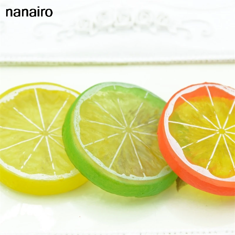 Дешевые 3 Мини Искусственный пластик лимон лист овощи свадьбы Рождество Семья