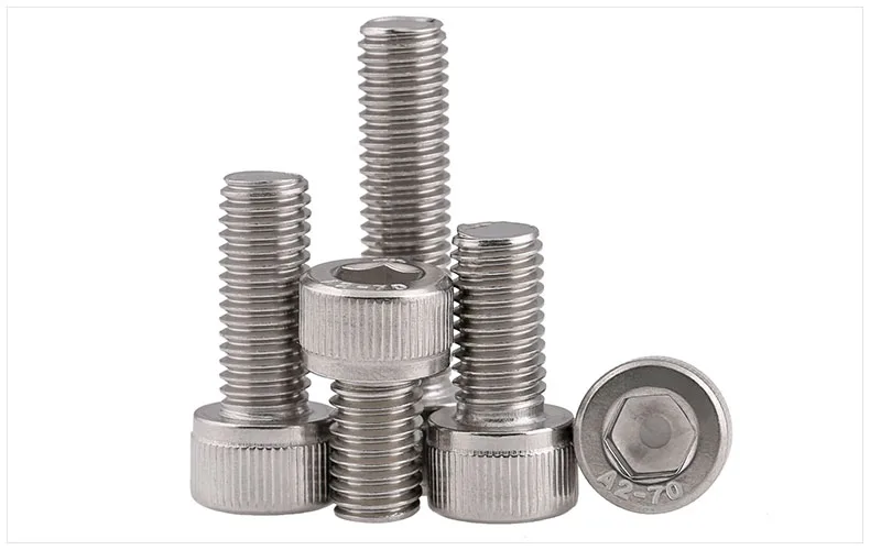 100 pcs/lot M1.4 M1.6 M2 M2.5 M3*3/4/5/6/8../30mm L sus304 stainless steel hexagon socket head cap screw model auto diy DIN912 |