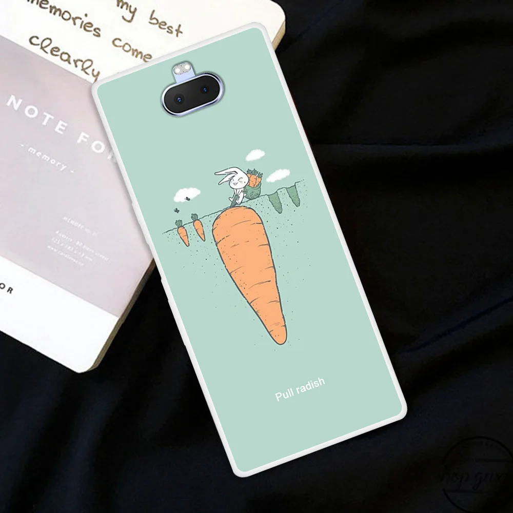 Модный милый чехол для телефона Sony Xperia 10 Plus с рисунками животных из мультфильмов