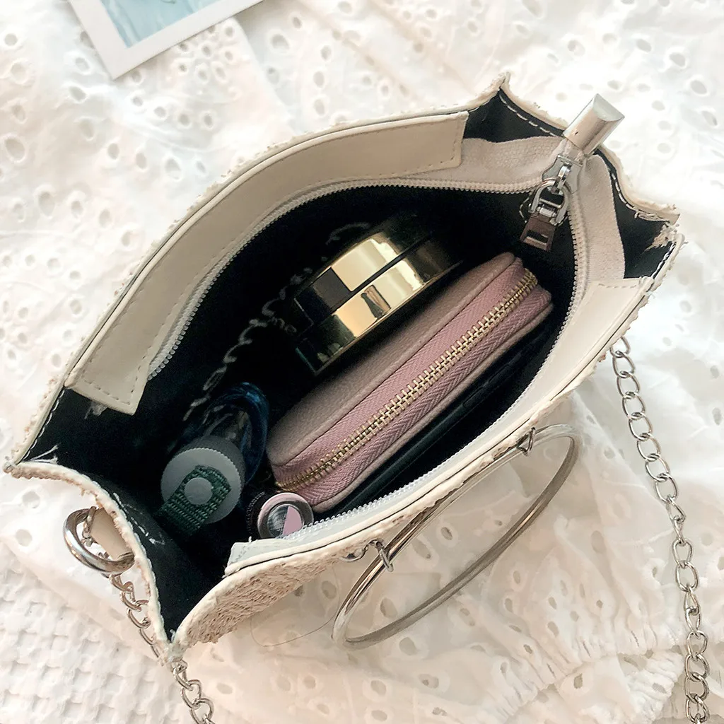 Aelicy женская сумка через плечо с надписью Соломенная на дорожные