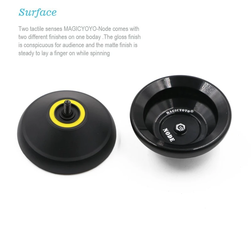 Magic yoyo Y01 Yoyo s Node Pro профессиональный сплав Yos не реагирующий (черный)|Йо-йо| |