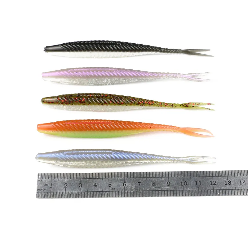 5 шт. мягкие силиконовые рыболовные приманки 12 см 7 г|fishing lure|soft grubbass fishing |