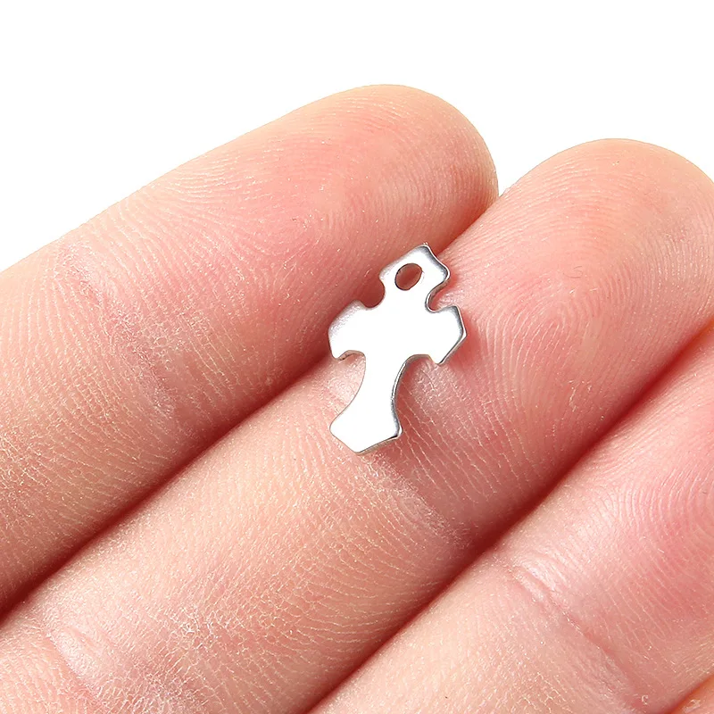 20 шт/лот пакет гладкие стержни из нержавеющей стали крест браслеты с орнаментами