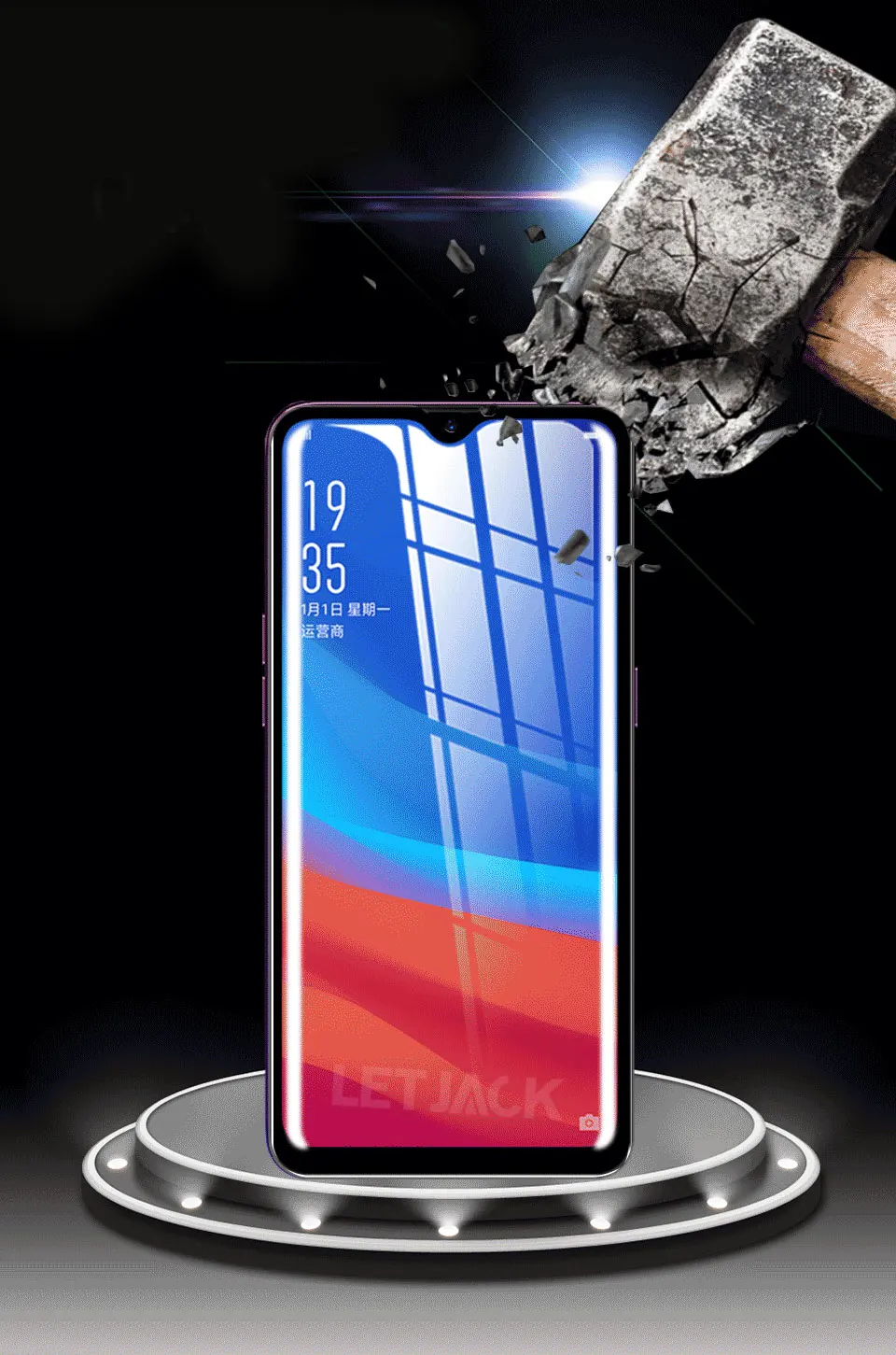 Защитное стекло 5D Edge для OPPO A7X Pro, полное покрытие, изогнутое закаленное стекло для OPPO RX17 Pro RX17 Neo, защитная пленка